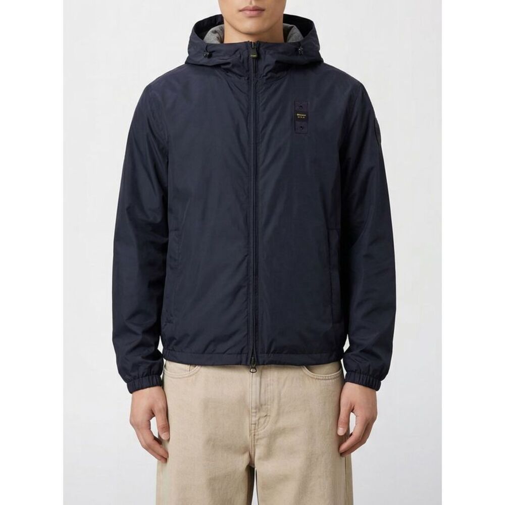 Blauer Men Blauer Cotton Lined Nylon Windbreaker